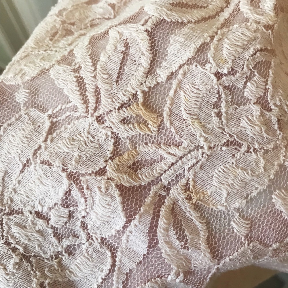 UO Light Pink Lace Dress - Picture 4 of 5